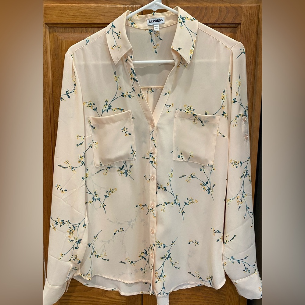 Express Long Sleeve Blouse. Size medium.